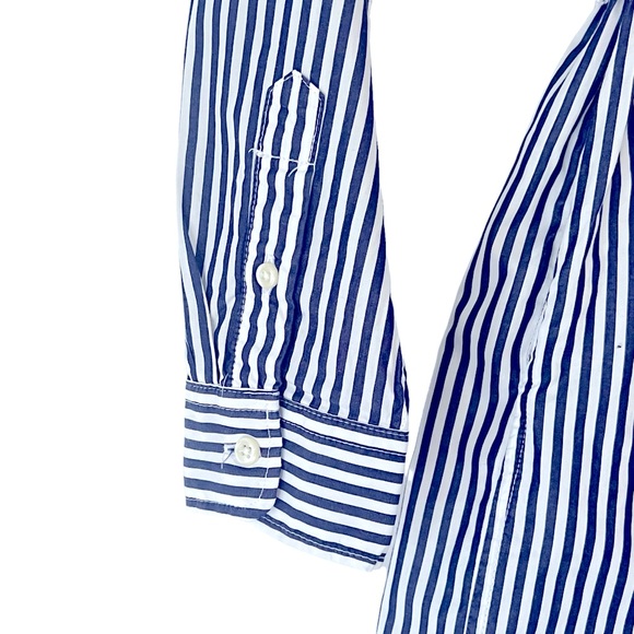 Polo Ralph Lauren Blue Stripe Cotton Shirt Dress. - Picture 6 of 9